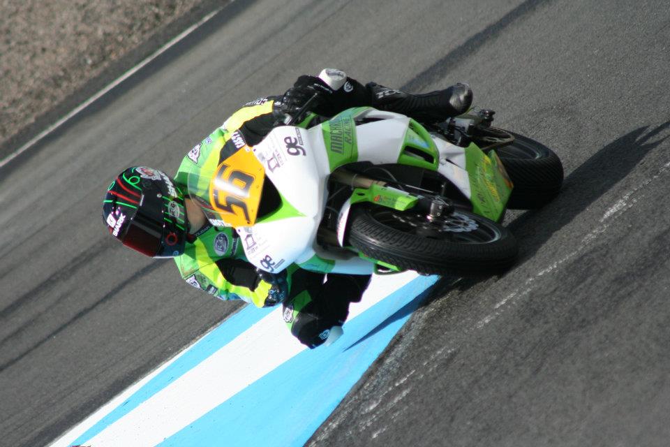 British Supersport 56 at the hairpin